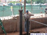 Installing water test on the water and fire service pipes Facing South (800x600).jpg